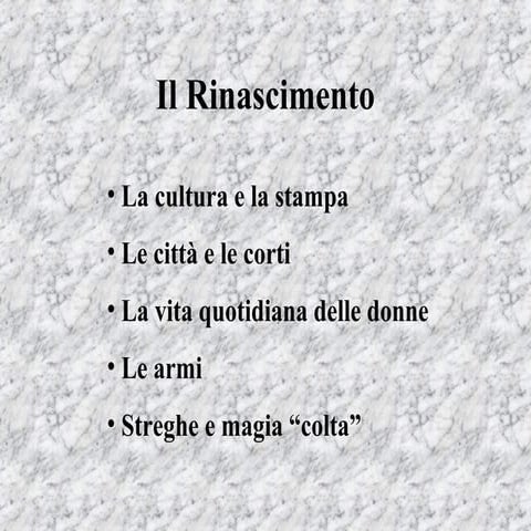 Rinascimento