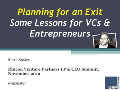 Startup Exits: A Primer