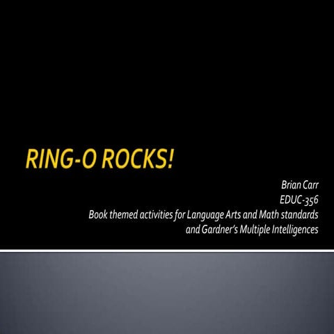 Ring o rocks!
