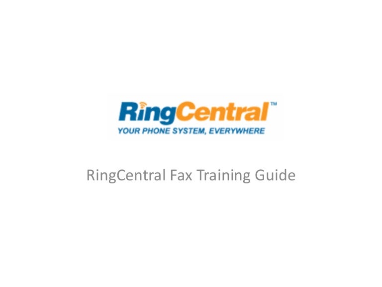 RingCentral Fax Training Guide