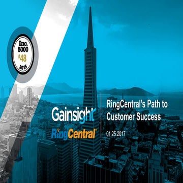 RingCentral's Path to Customer Sucess