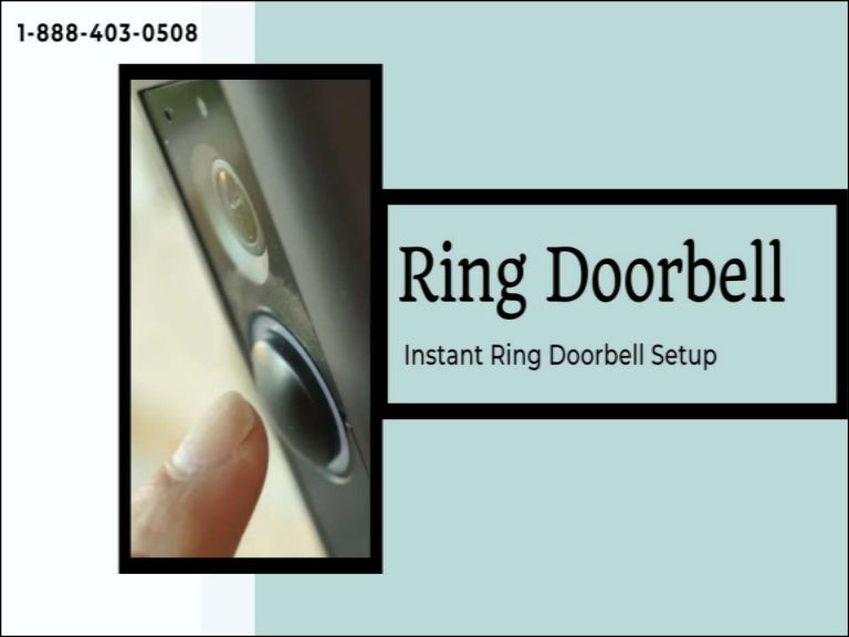 Ring Doorbell 2 Troubleshooting Smart Doorbell 1 888 403 0508