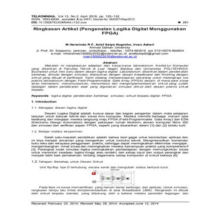 MAKALAH INTEGRATED CIRCUITS - SISTEM DIGITAL | PDF