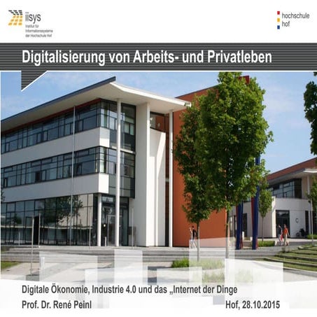Digitalisierung von Arbeits- und Privatleben