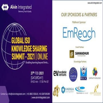 Pandemic: Crisis or Opportunity? ISO 22301 best practice Implementation tips ...