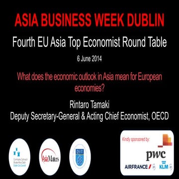 Rintaro tamaki   OECD - Asia Business Week Dublin