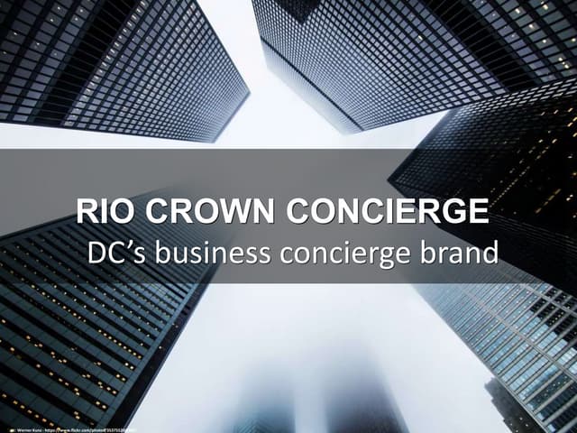 Rio Crown Business Concierge Services | Rio Crown Concierge DC-MD-VA