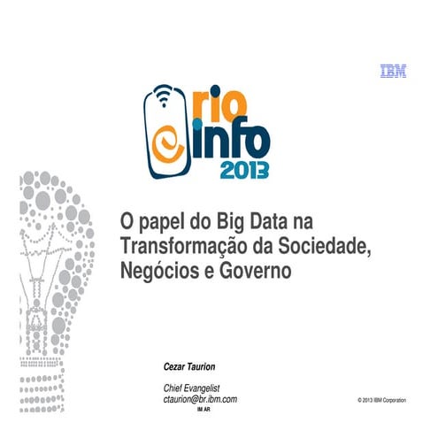 Rio Info painel de Big Data
