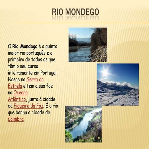 Rio mondego | PPTX