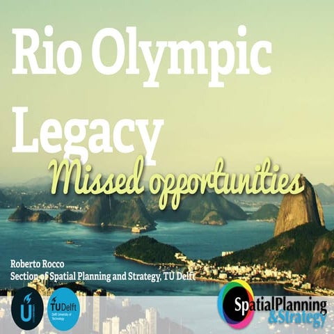 Rio Olympic Legacy: Missed opportunities