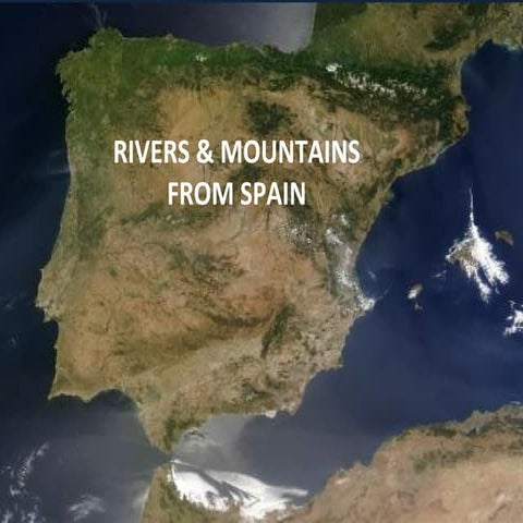 Rios y montañas de españa