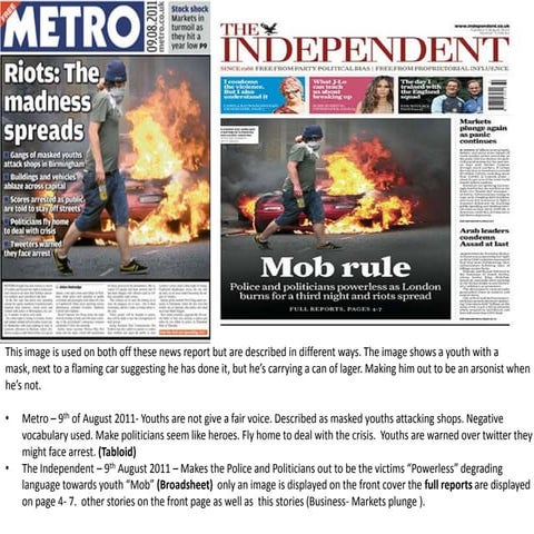 Riots Newspaper Coverage 