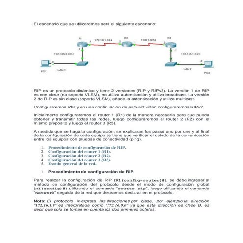 Configuracion red-packet-tracer con routers | PDF