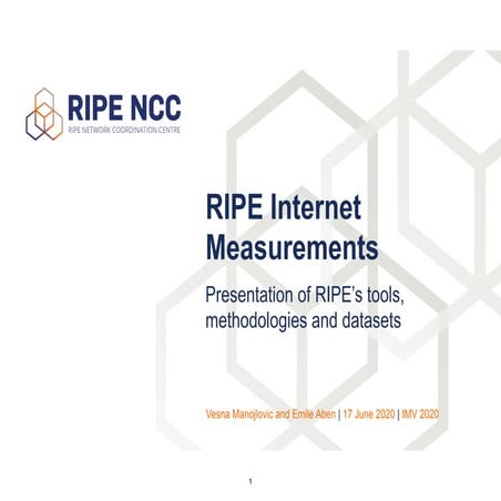 RIPE Internet Measurements