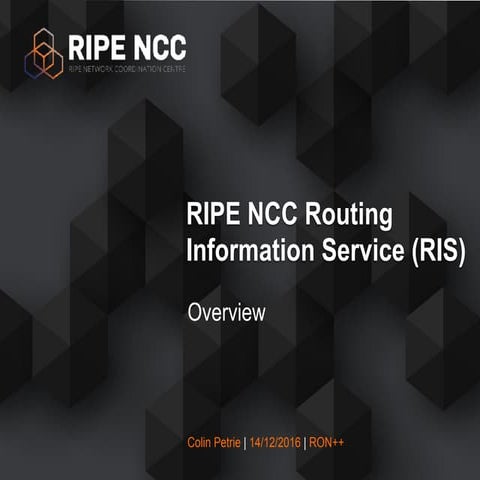 RIPE Routing Information Service