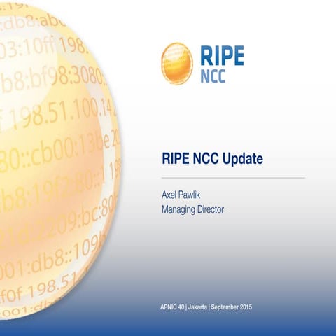 RIPE NCC Update