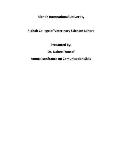 Methods for a good presentation 