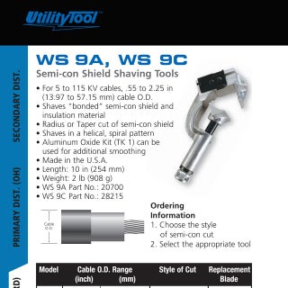 Ripley Utility Tool WS 9A & WS 9C S...