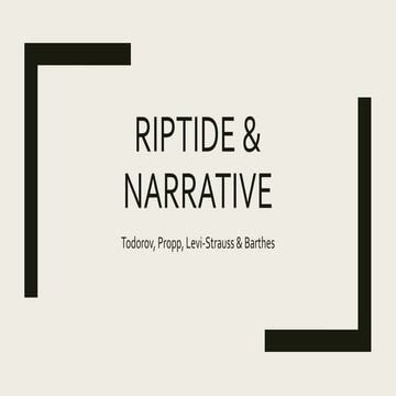 Riptide narrative