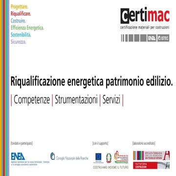 Riqualificazione Energetica Edifici Residenziali e Pubblici
