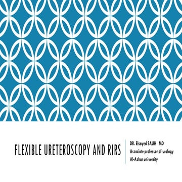 Flexible ureteroscopy and RIRS
