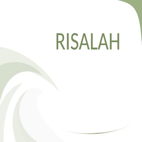 Risalah - explanation of prophethood in detail | PPSX