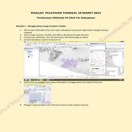 Tiga Cara Memotong file Raster Sesuai Batas Polygon Menggunakan ArcGIS