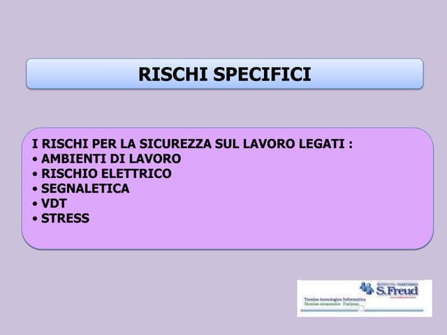 Sicurezza sul Lavoro: dlsg 81/2008 | PPT