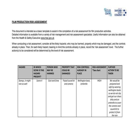 Film production risk_assessment Mark Grayson | DOCX