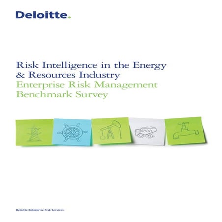 Risck intelligence in the energy and resources industry 