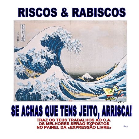 Riscos & Rabiscos -  Concurso artístico, prof.ª Conceição Ludovino