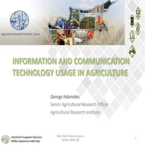 ICT in Agriculture | PPTX