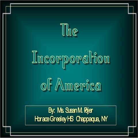 Rise of Big Business