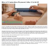 Rise of contactless payment after covid 19