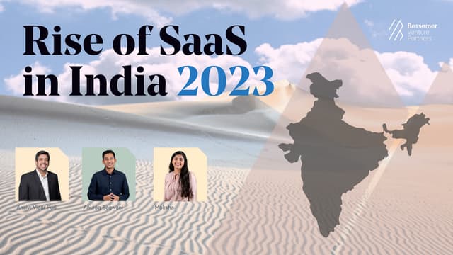 The Rise of SaaS in India 2023