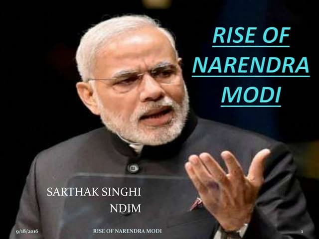 Rise of narendra modi