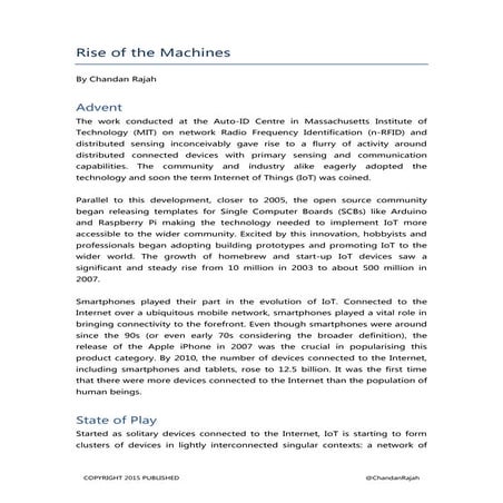 Rise of the Machines