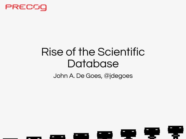 Rise of the scientific database