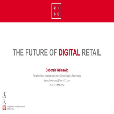 The Future of DIGITAL Retail
