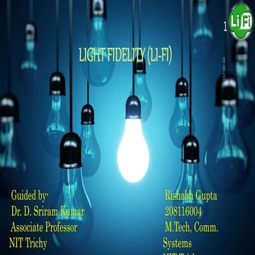 LI-FI.."for better smarter and brighter future"