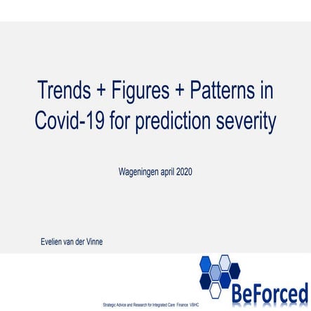 Risicomodel covid 19 E van der Vinne BeForced