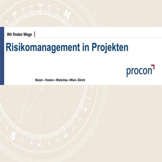 Risikomanagement in Projekten