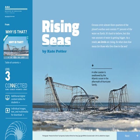 Rising seas