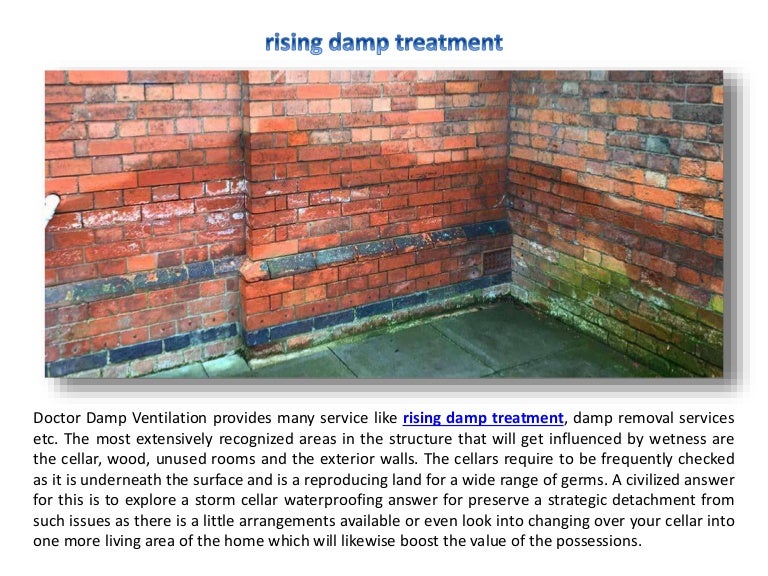 Rising damp treatment