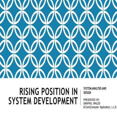 Rising position in_system_development