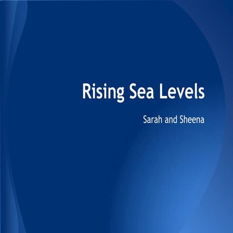 Rising Sea Levels