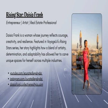 Rising Stars | Daisia Frank | Entrepreneur | Artist | Real Estate ...