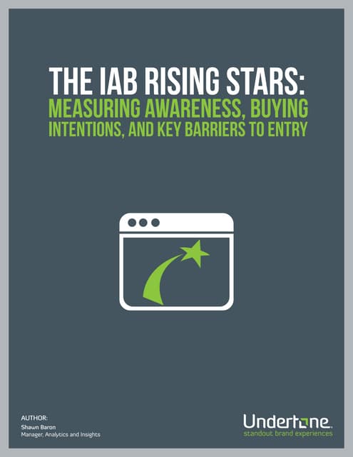 The IAB Rising Stars: Awareness and...