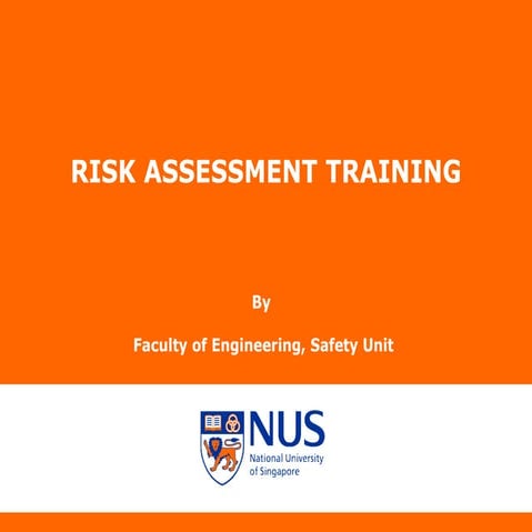 Risk assessment-training