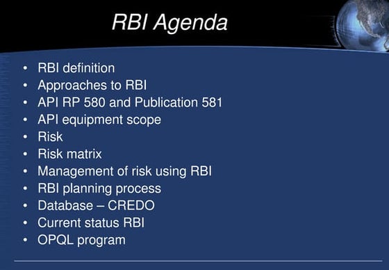 Risk Based Inspection-RBI | PDF | Technology & Computing